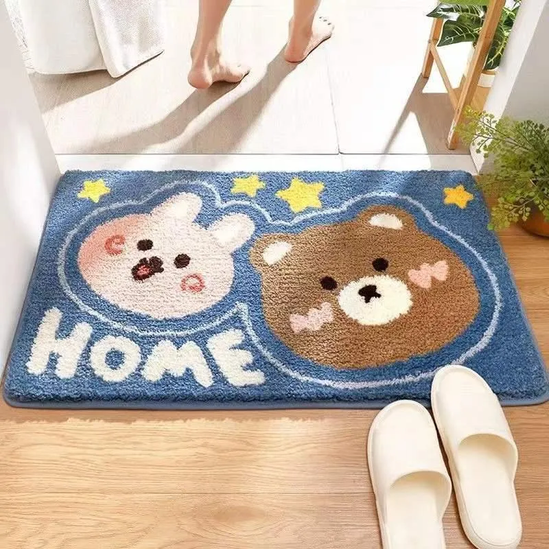 Playful Penguin-Themed Bath Mat Stornfield