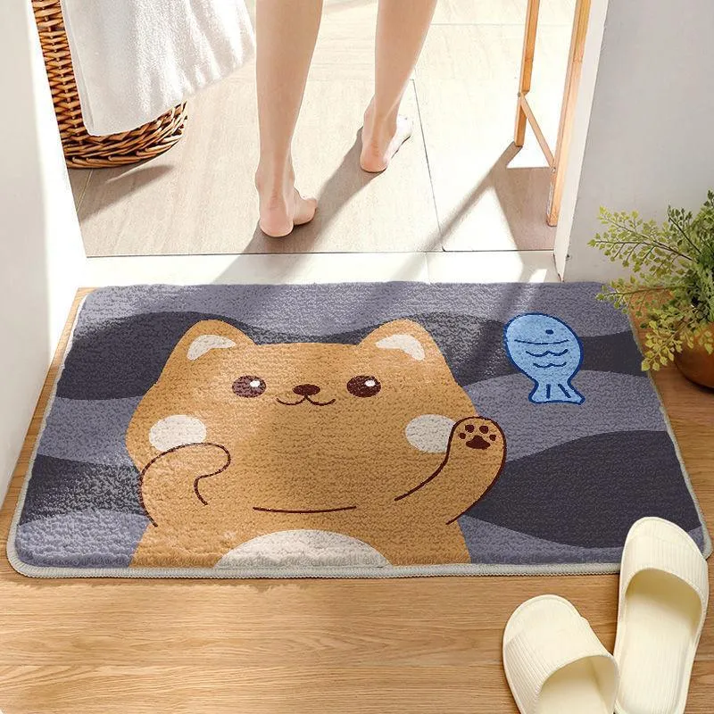 Playful Penguin-Themed Bath Mat Stornfield