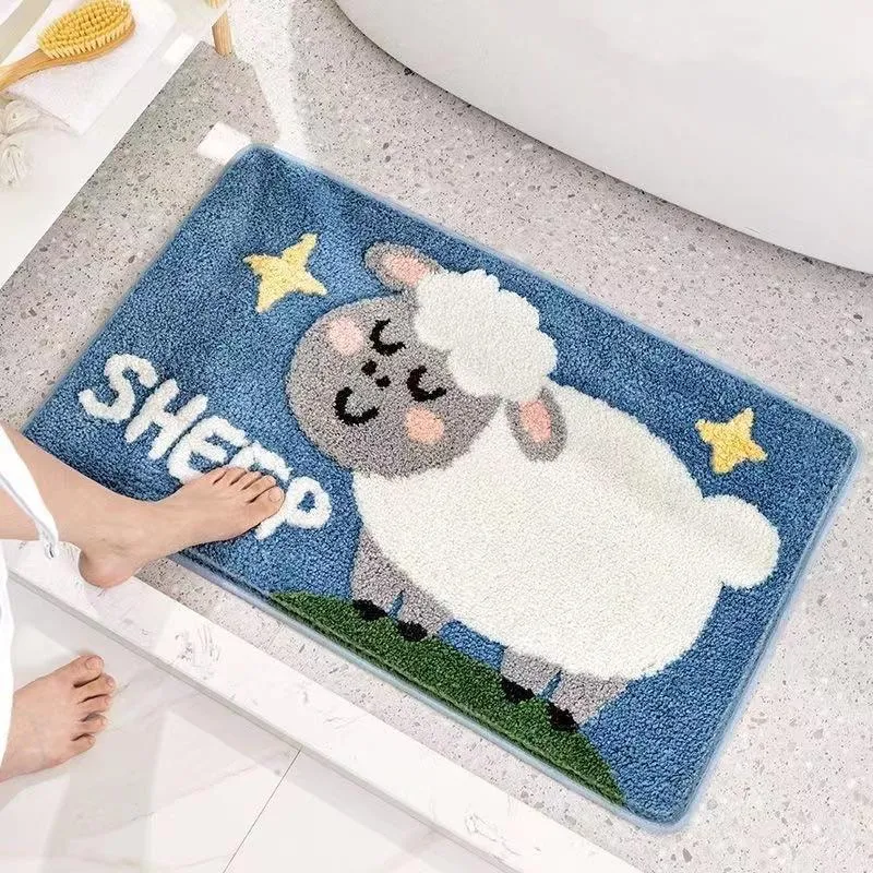 Playful Penguin-Themed Bath Mat Stornfield