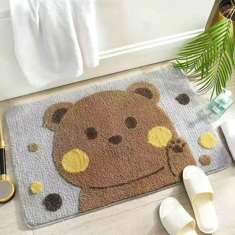 Playful Penguin-Themed Bath Mat Stornfield