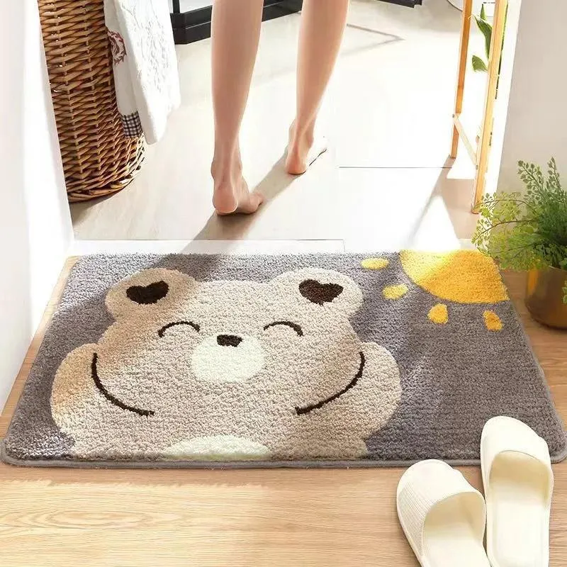 Playful Penguin-Themed Bath Mat Stornfield