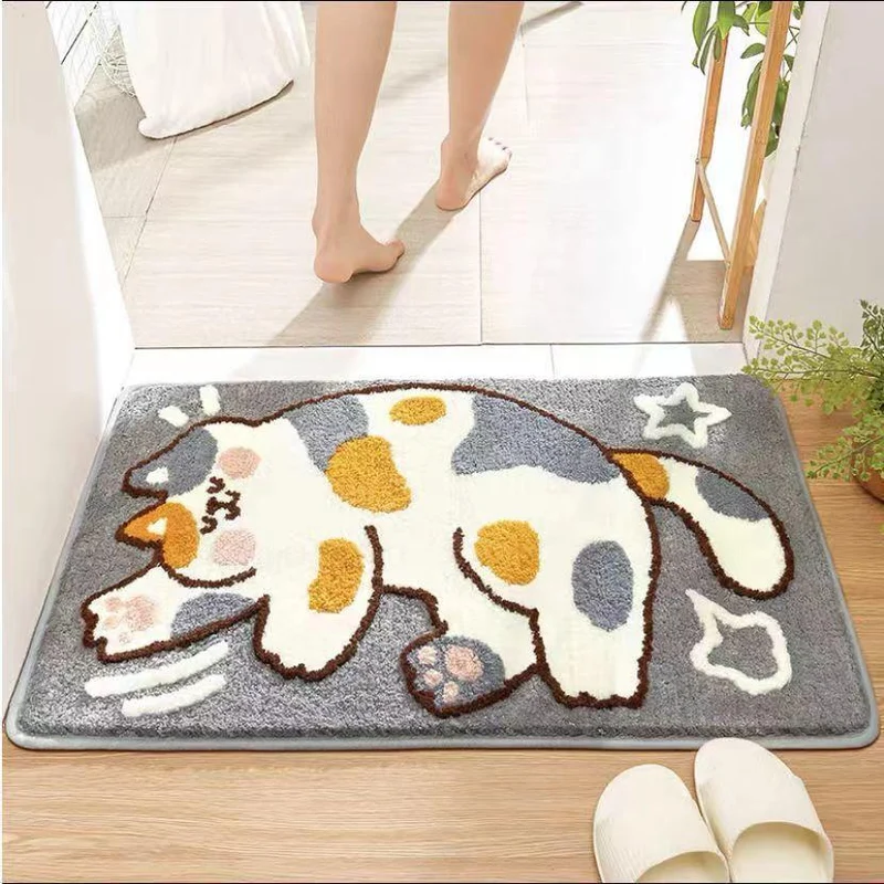 Playful Penguin-Themed Bath Mat Stornfield