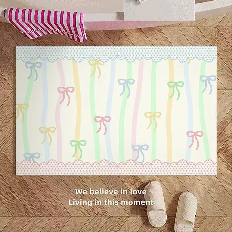 Playful Cartoon Apple-Themed Area Rug Stornfield