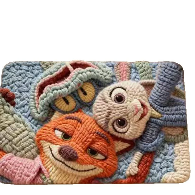 Playful Animal-Themed Decorative Bath Mat Stornfield