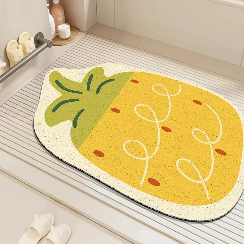 Playful Animal Print Bath Mat Stornfield