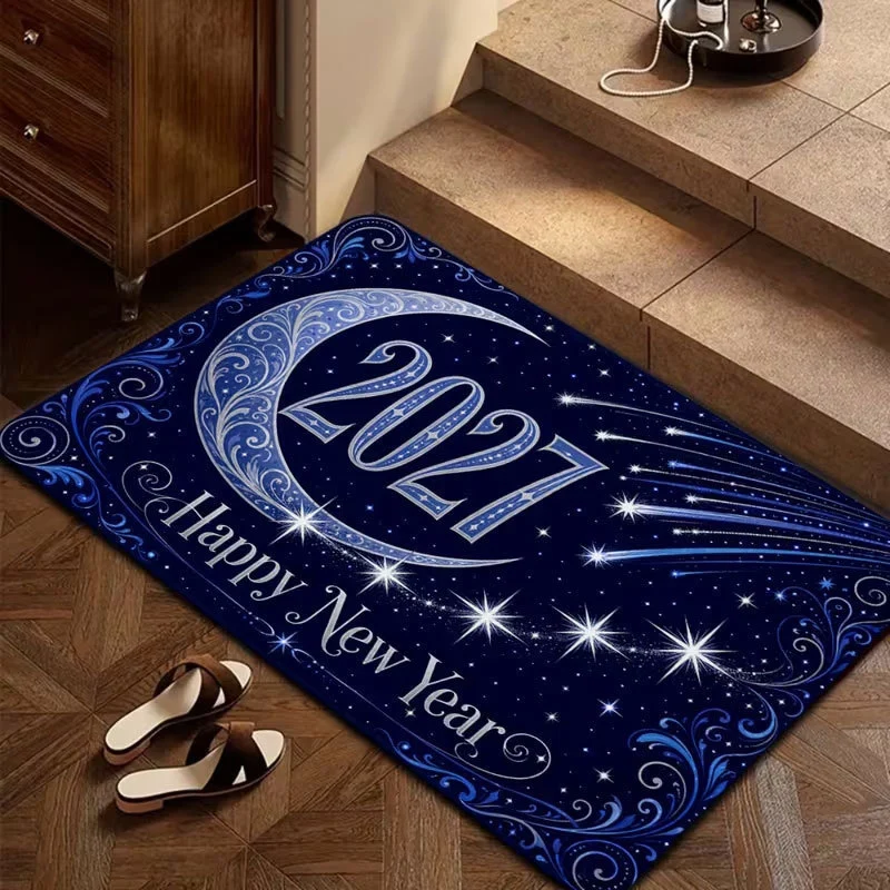 New Year Celebration Welcome Mat Stornfield
