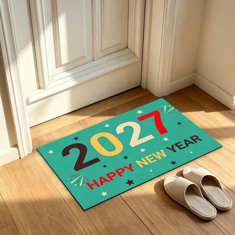 New Year Celebration Welcome Mat Stornfield