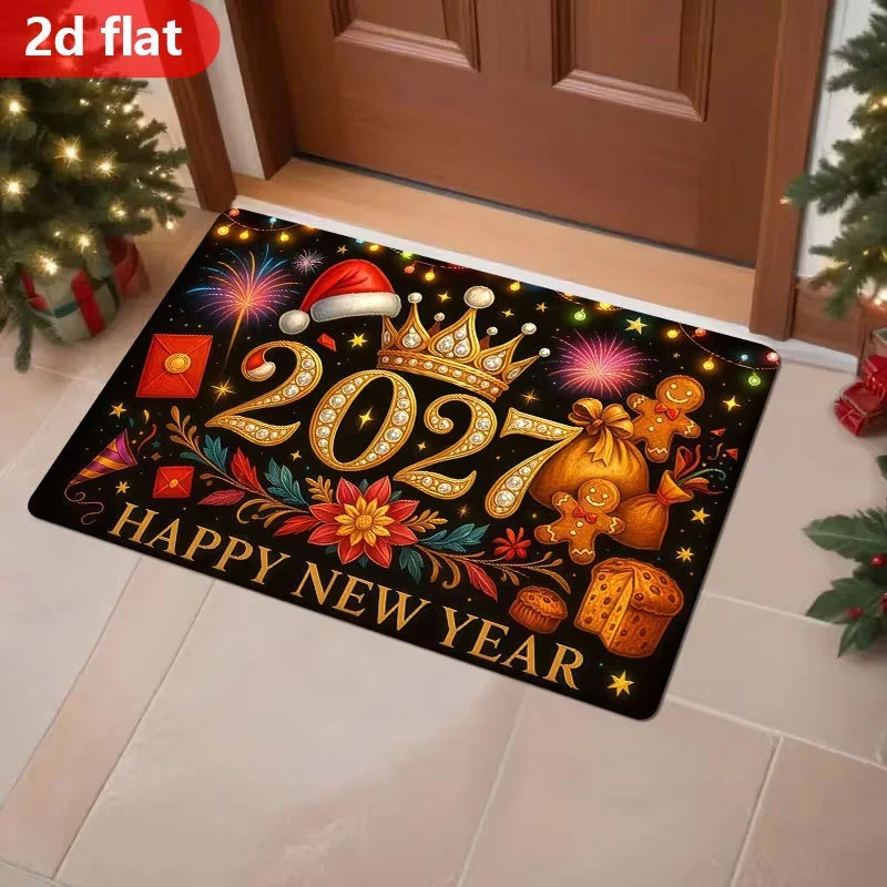 New Year Celebration Welcome Mat Stornfield