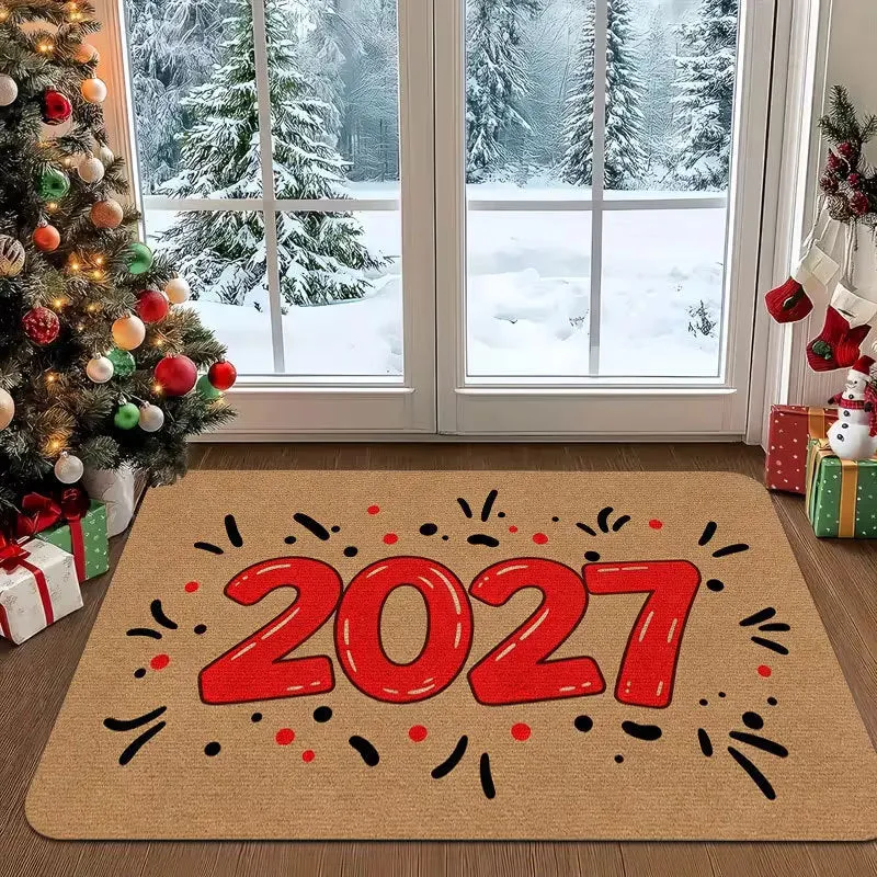New Year Celebration Welcome Mat Stornfield