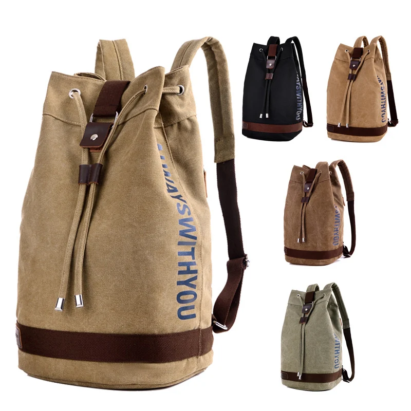 Trendy Canvas Drawstring Rucksack Karnz