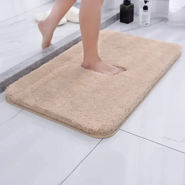 Luxuriöse Mikrofaser Badematte 50x80cm - Weich Rutschfest Schnelltrocknend für Badezimmer