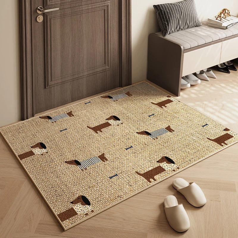 Decorative Dachshund Print Area Mat Stornfield