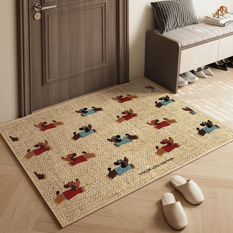 Decorative Dachshund Print Area Mat Stornfield