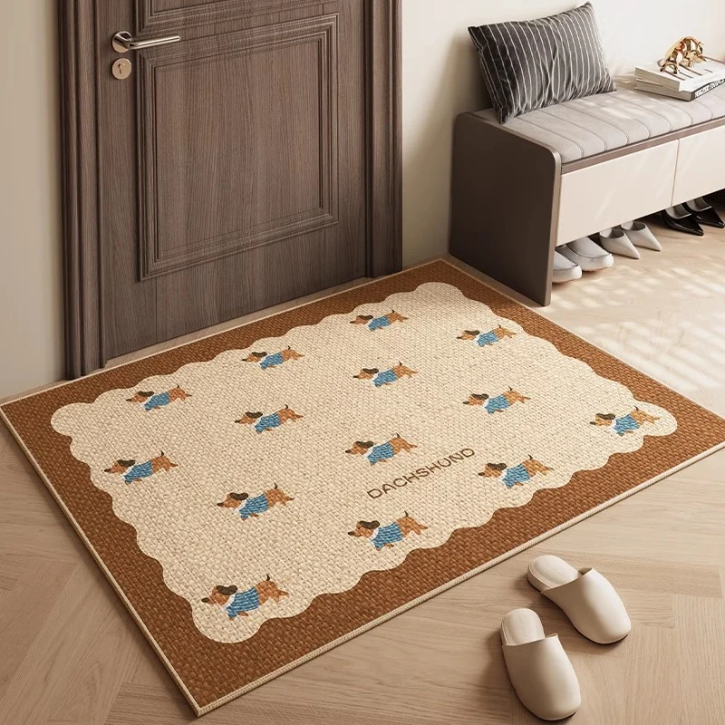 Decorative Dachshund Print Area Mat Stornfield