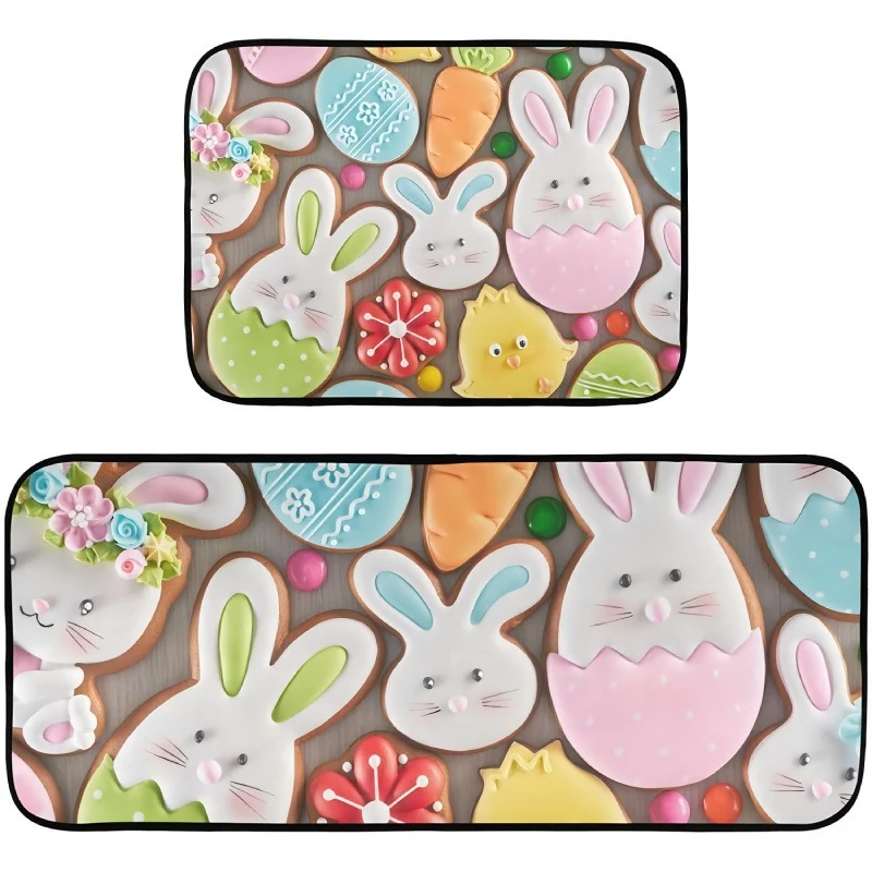 Decorative Bunny Print Runner Mat Stornfield