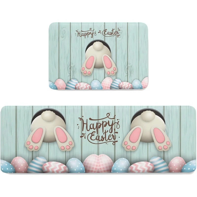 Decorative Bunny Print Runner Mat Stornfield
