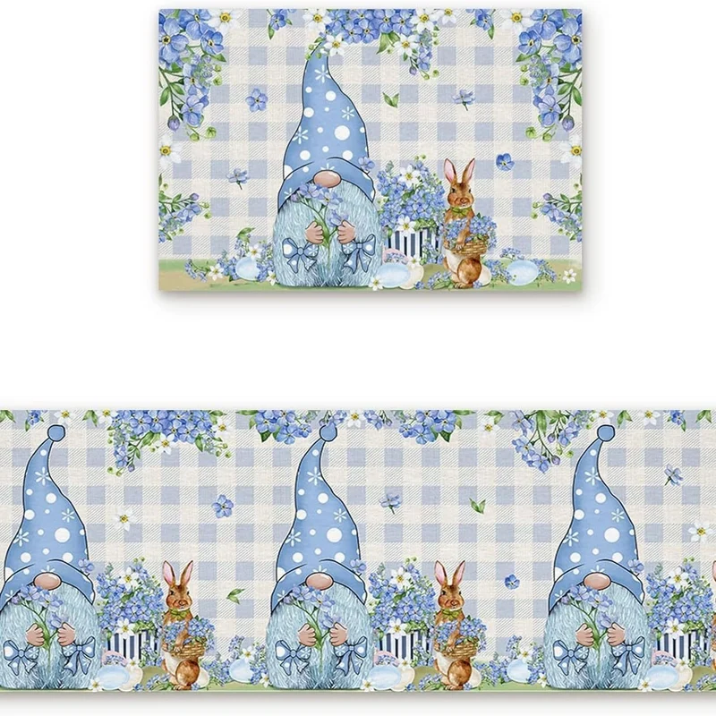 Decorative Bunny Print Runner Mat Stornfield