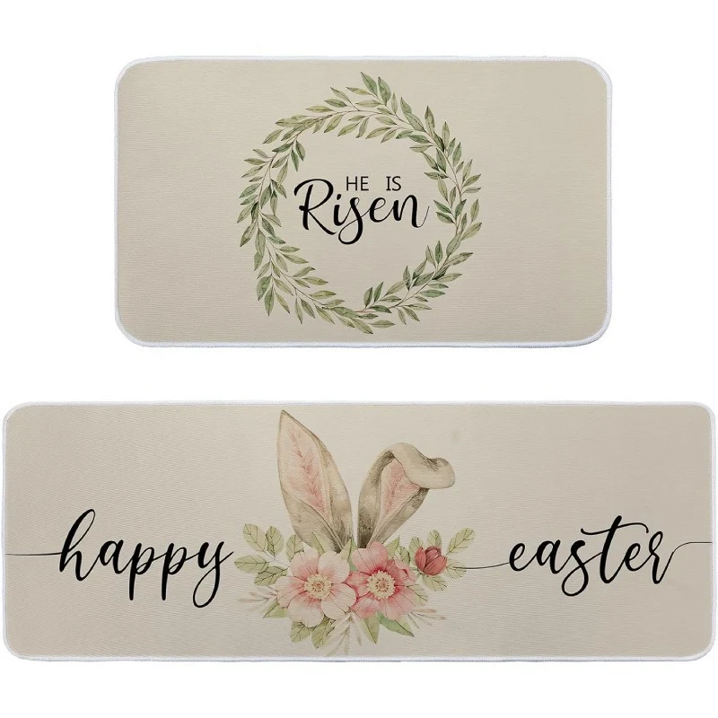 Decorative Bunny Print Runner Mat Stornfield
