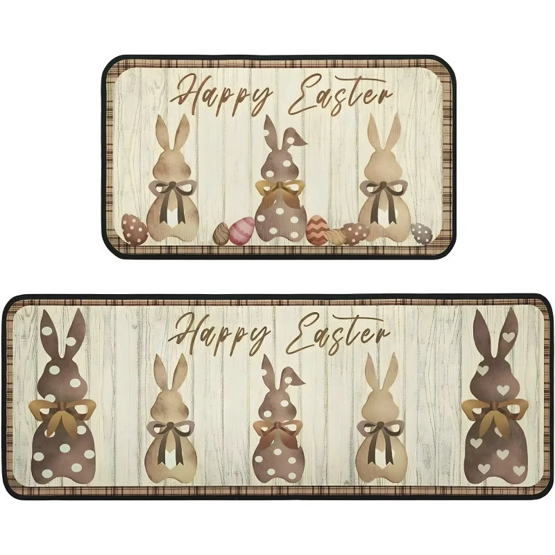 Decorative Bunny Print Runner Mat Stornfield