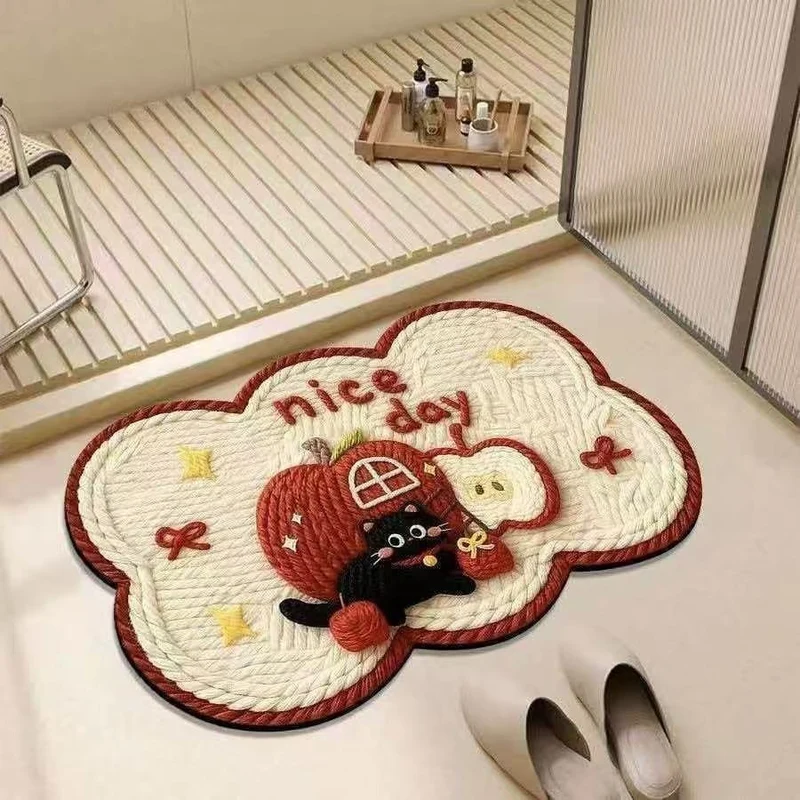 Cute Zebra-Themed Decorative Floor Mat Stornfield