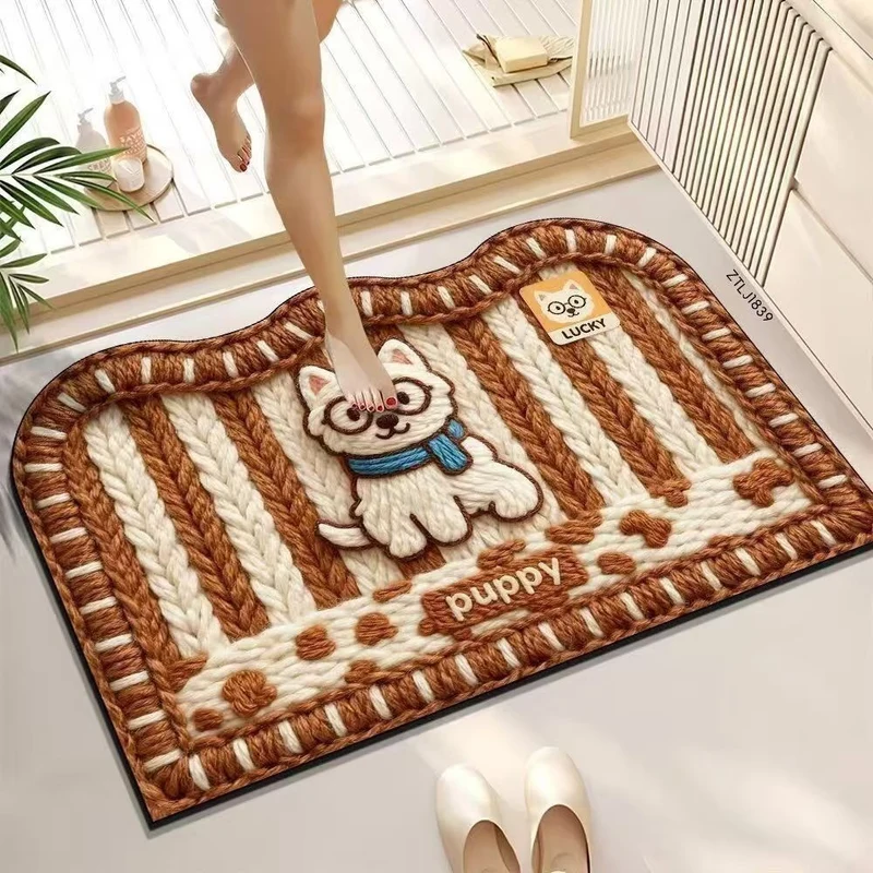 Cute Zebra-Themed Decorative Floor Mat Stornfield