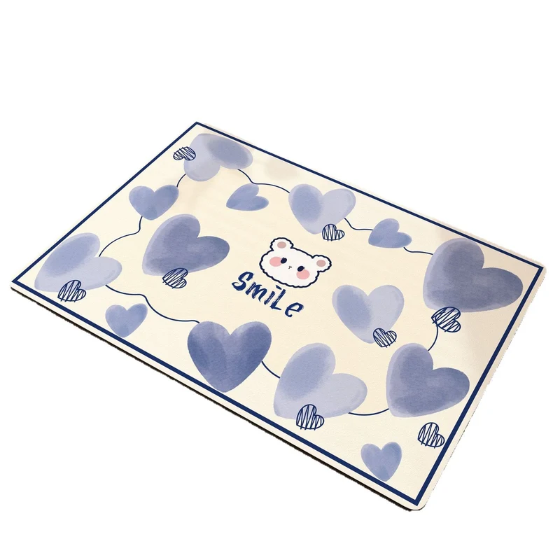 Cute Heart-Themed Kitchen Mat Stornfield