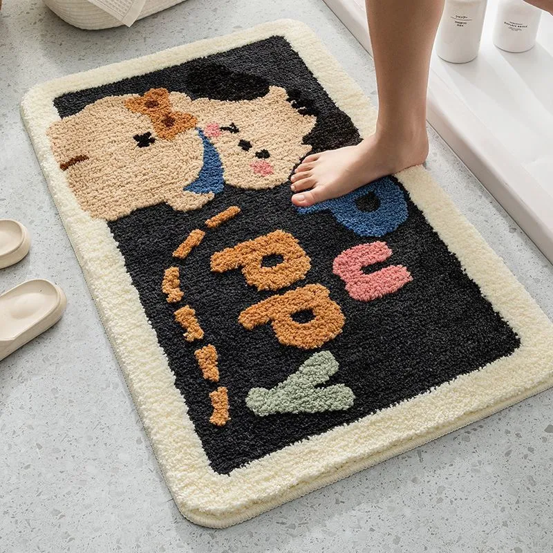 Cute Dog-Themed Bath Mat Stornfield
