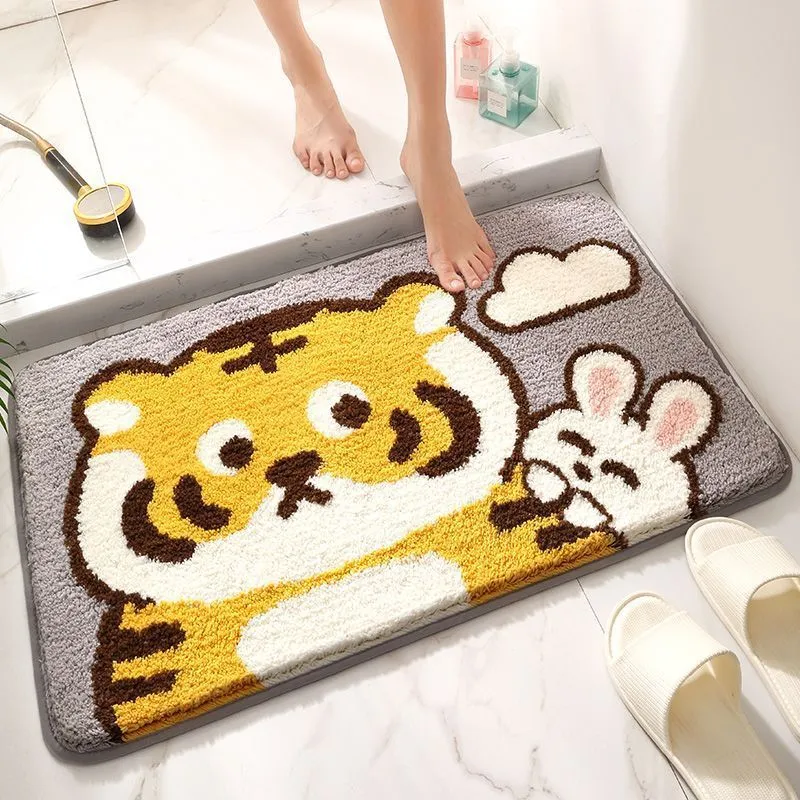 Cute Dog-Themed Bath Mat Stornfield