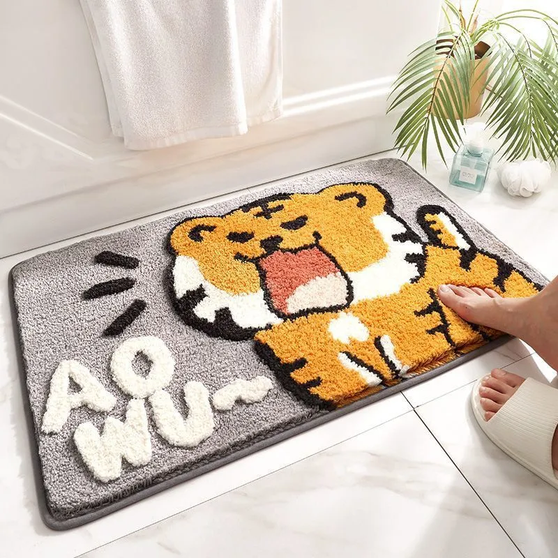 Cute Dog-Themed Bath Mat Stornfield