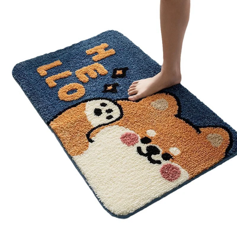 Cute Dog-Themed Bath Mat Stornfield