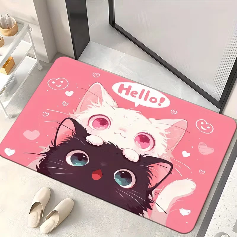 Cute Cat-Themed Doormat Stornfield