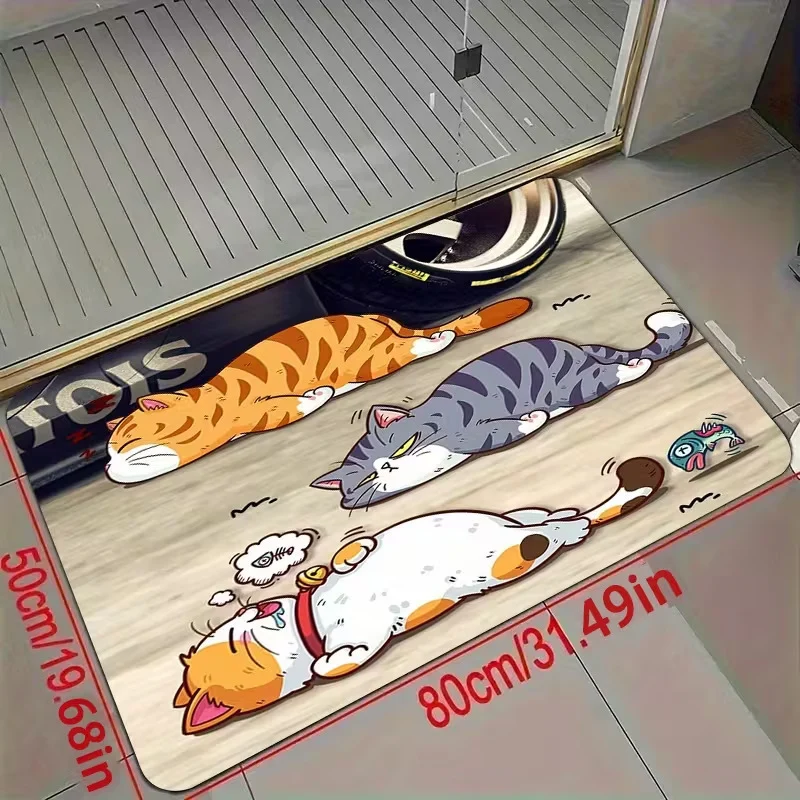Cute Cat-Themed Doormat Stornfield