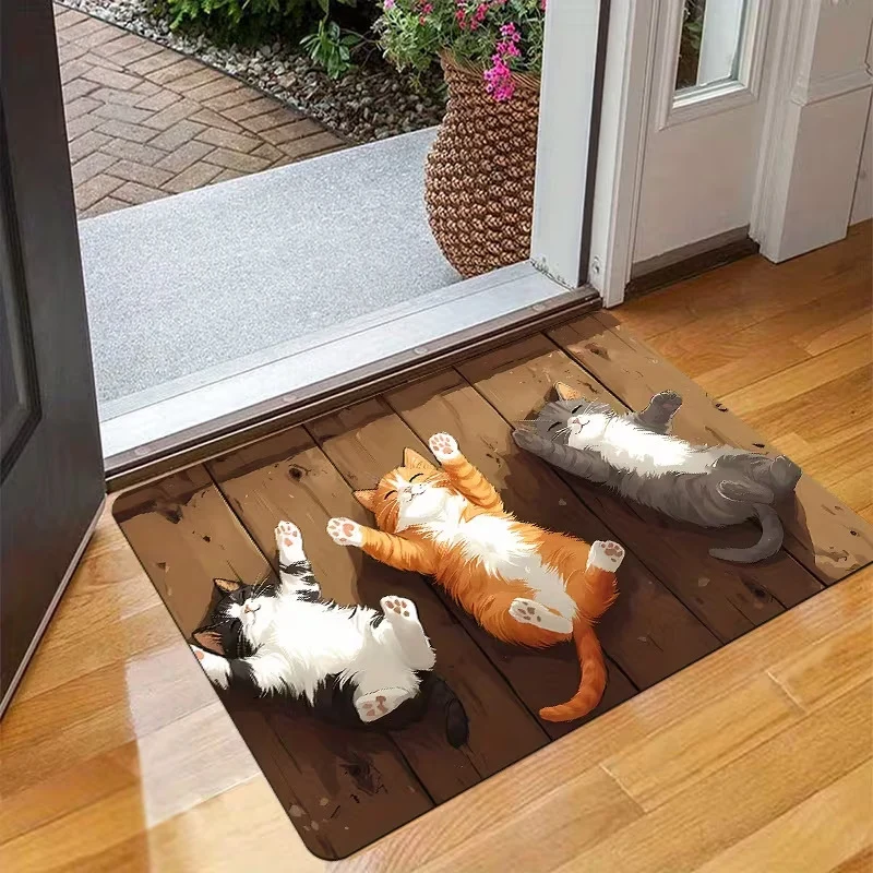 Cute Cat-Themed Doormat Stornfield