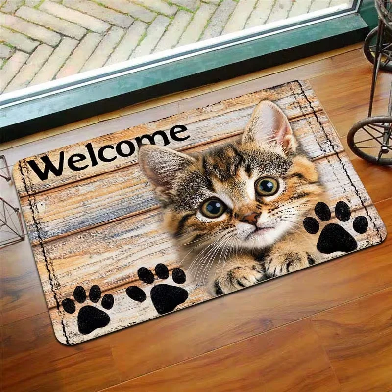Cute Cat-Themed Doormat Stornfield