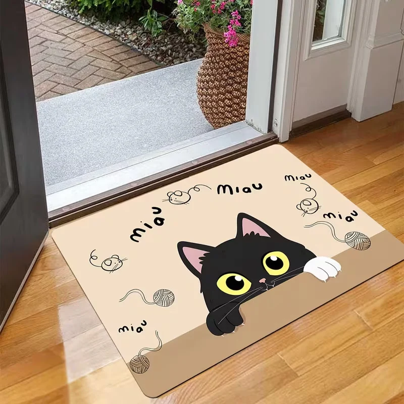 Cute Cat-Themed Doormat Stornfield