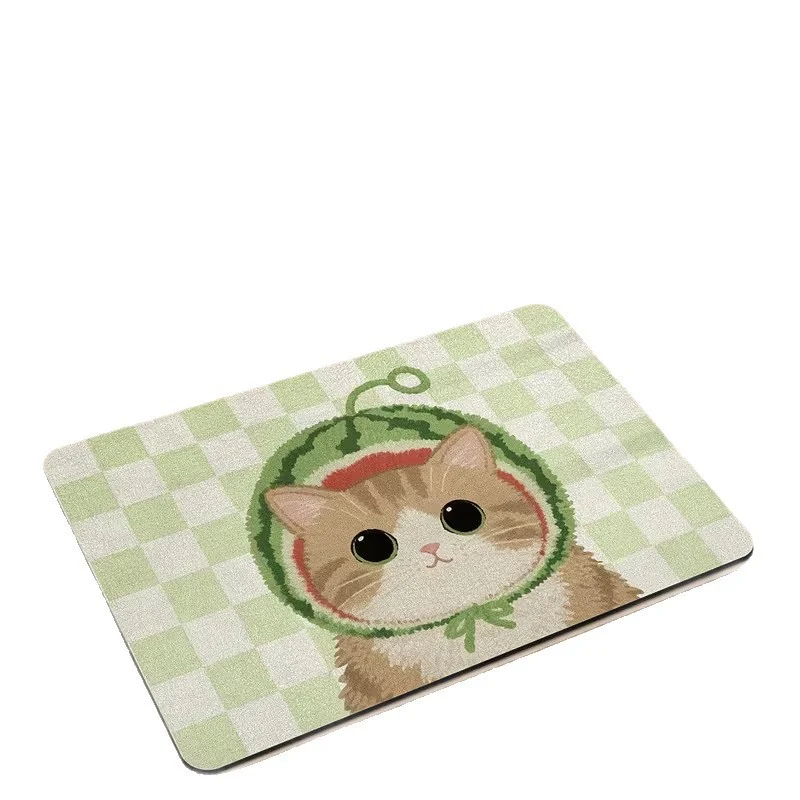 Cute Cat Print Bath Mat Stornfield