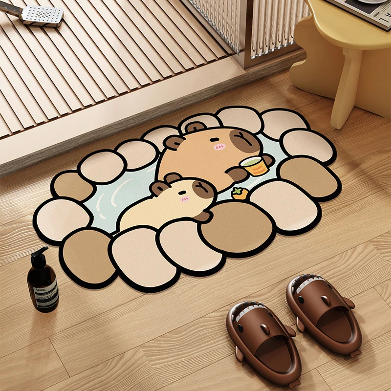 Cute Bear-Themed Plush Area Mat Stornfield