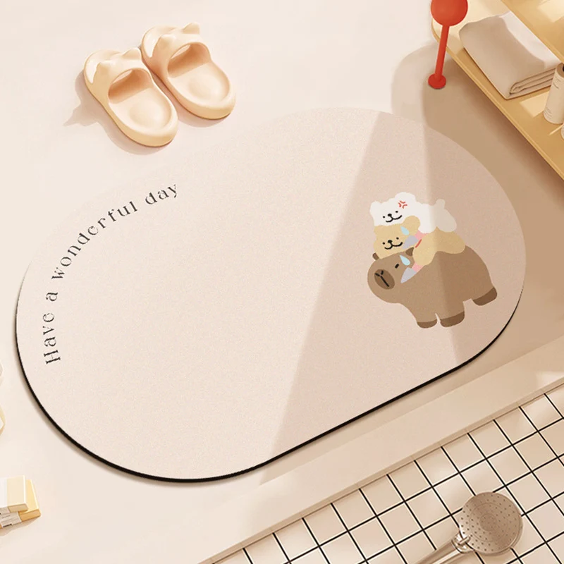 Cute Bear-Themed Plush Area Mat Stornfield