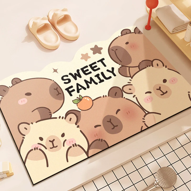 Cute Bear-Themed Plush Area Mat Stornfield