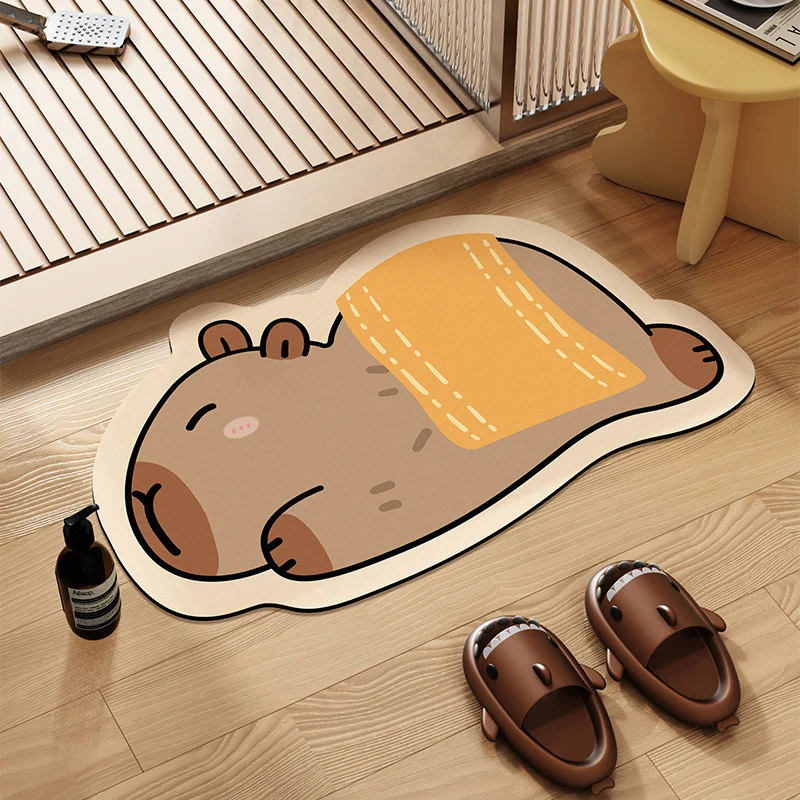 Cute Bear-Themed Plush Area Mat Stornfield