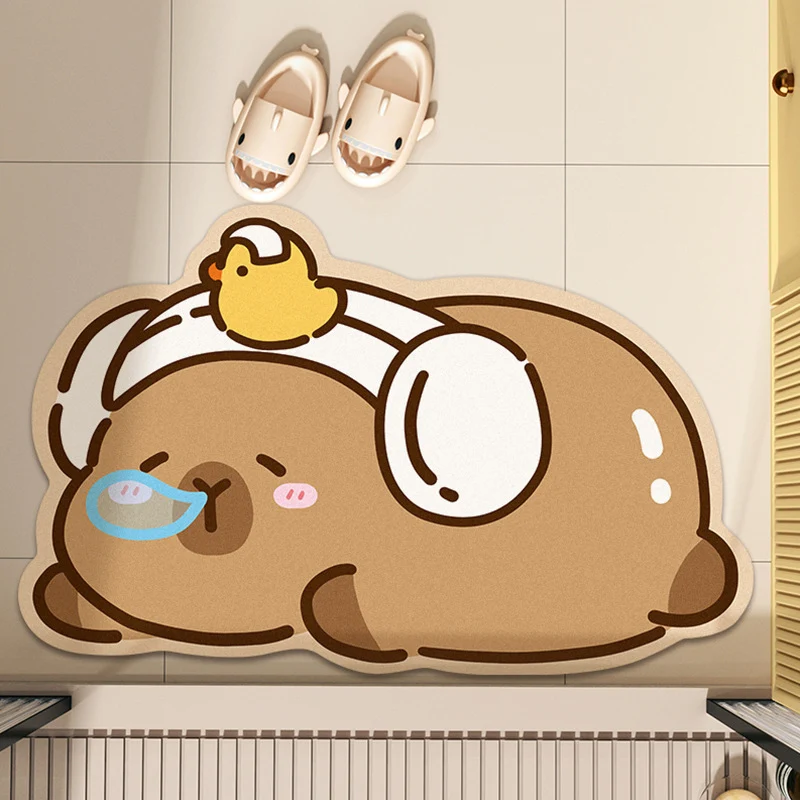 Cute Bear-Themed Plush Area Mat Stornfield
