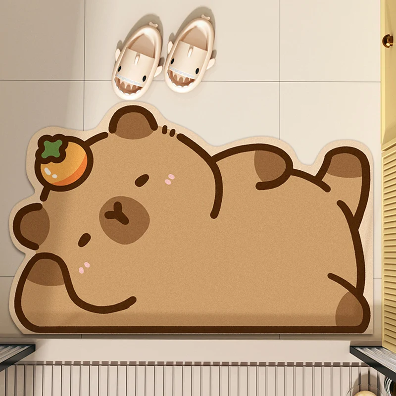 Cute Bear-Themed Plush Area Mat Stornfield
