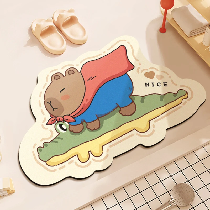 Cute Bear-Themed Plush Area Mat Stornfield