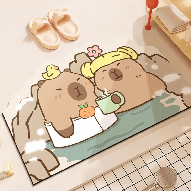 Cute Bear-Themed Plush Area Mat Stornfield