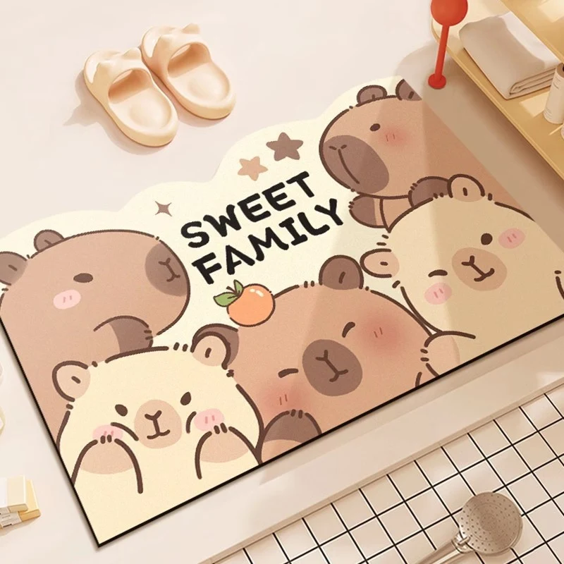 Cute Bear-Themed Plush Area Mat Stornfield