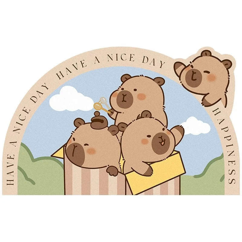 Cute Bear-Themed Plush Area Mat Stornfield