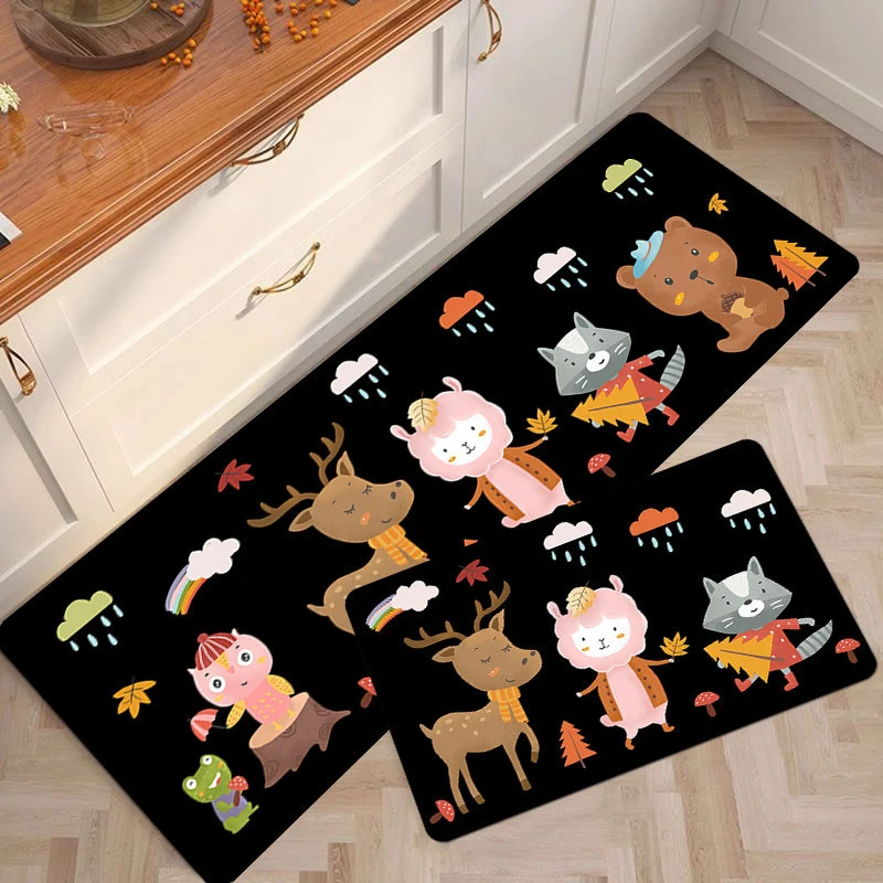 Cute Bear-Themed Kitchen Mat Stornfield