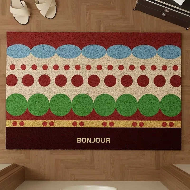 Colorful Polka Dot Doormat Stornfield