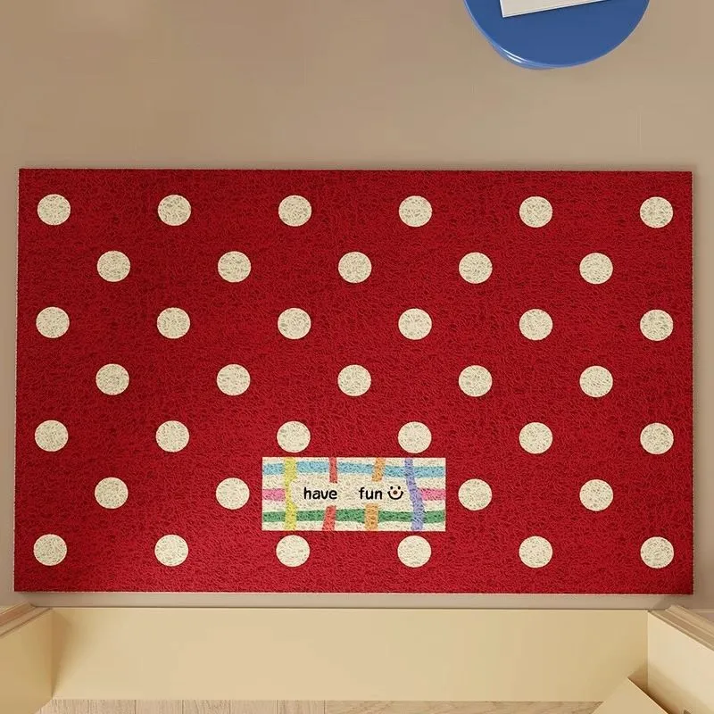 Colorful Polka Dot Doormat Stornfield
