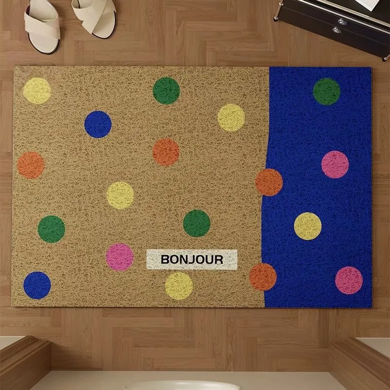 Colorful Polka Dot Doormat Stornfield